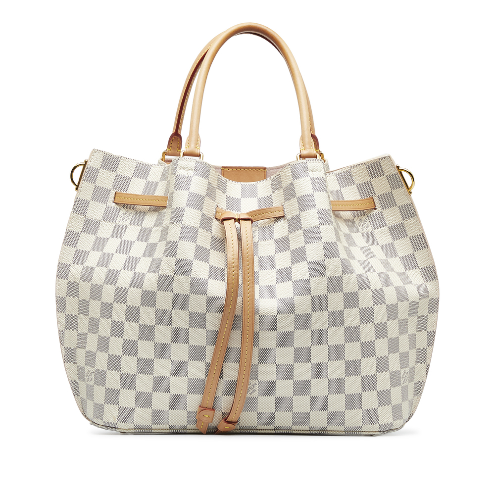 LOUIS VUITTON Damier Azur Girolata Bucket Bag - Picture 1 of 14